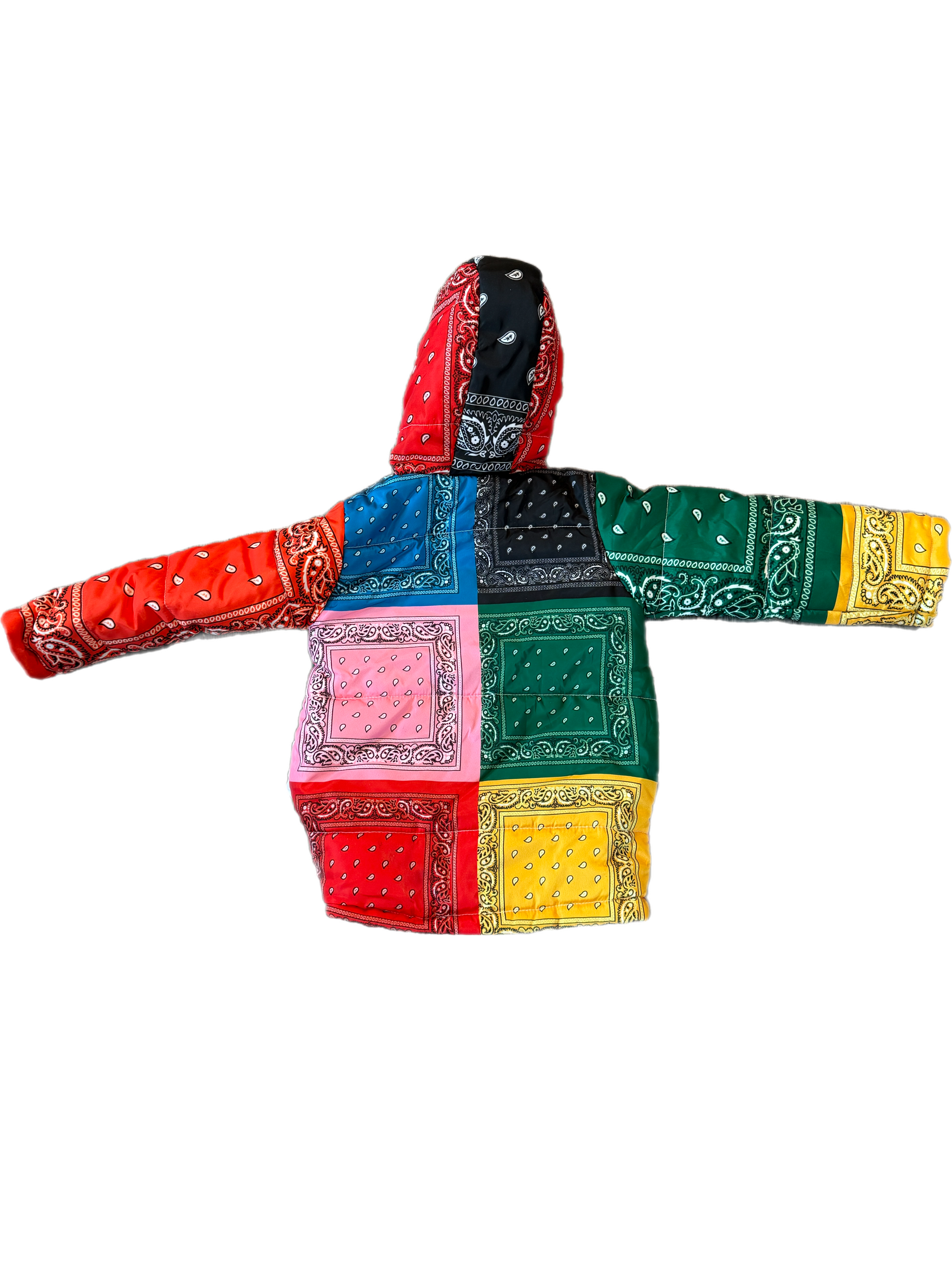Sale Rainbow Paisley Puffer