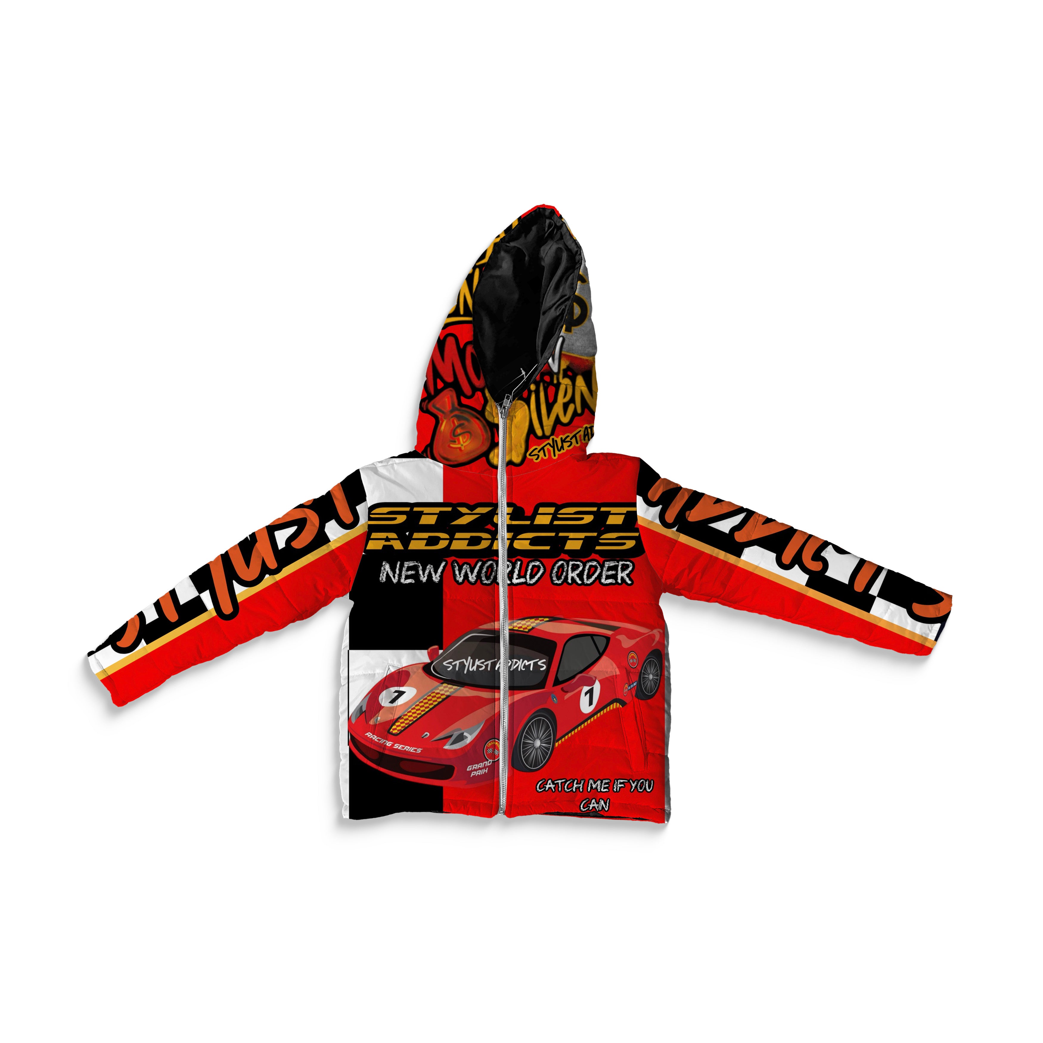 Kids Stylist Addicts Fast Cars Puffer