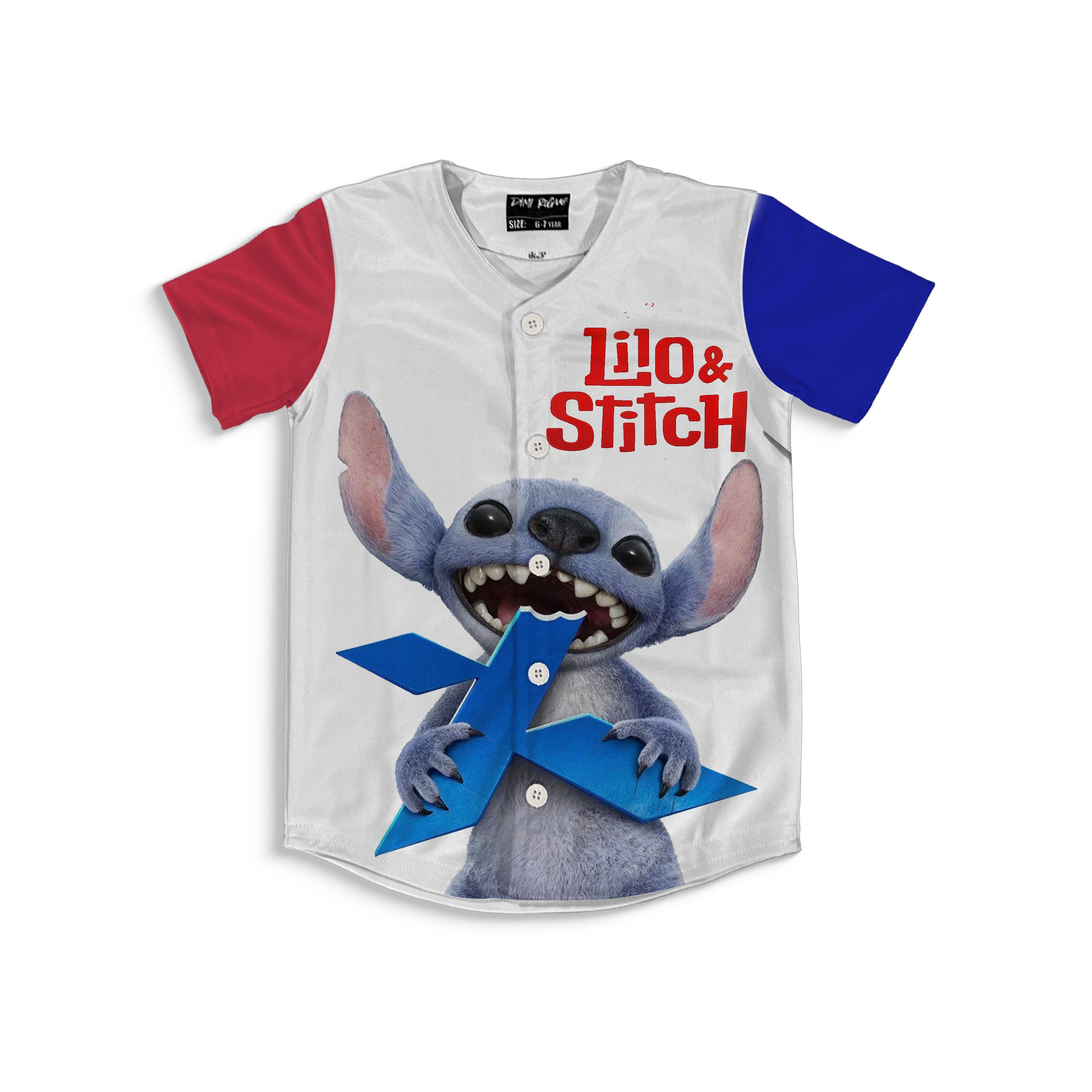 Kids Stitch Baseball Jeresy