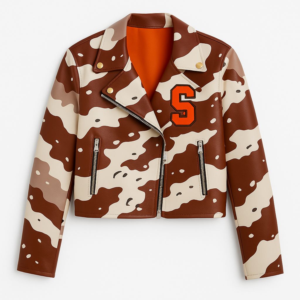 Kids Desert Camo  Biker Jacket
