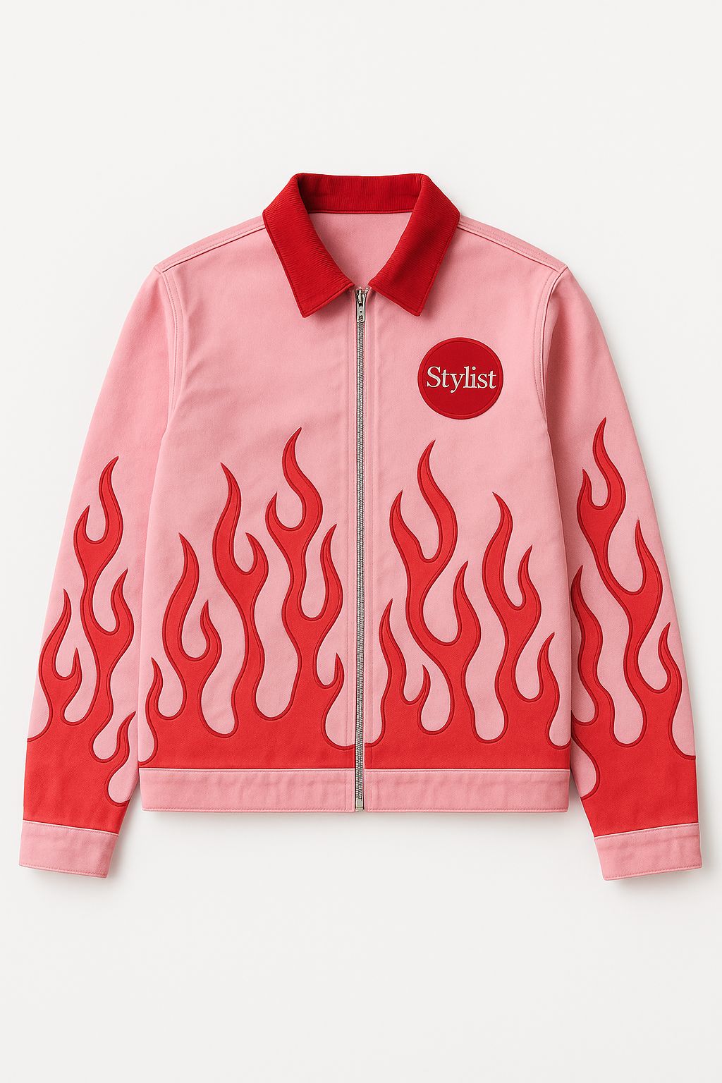 Kids Stylist Jacket – Pink Zip-Up