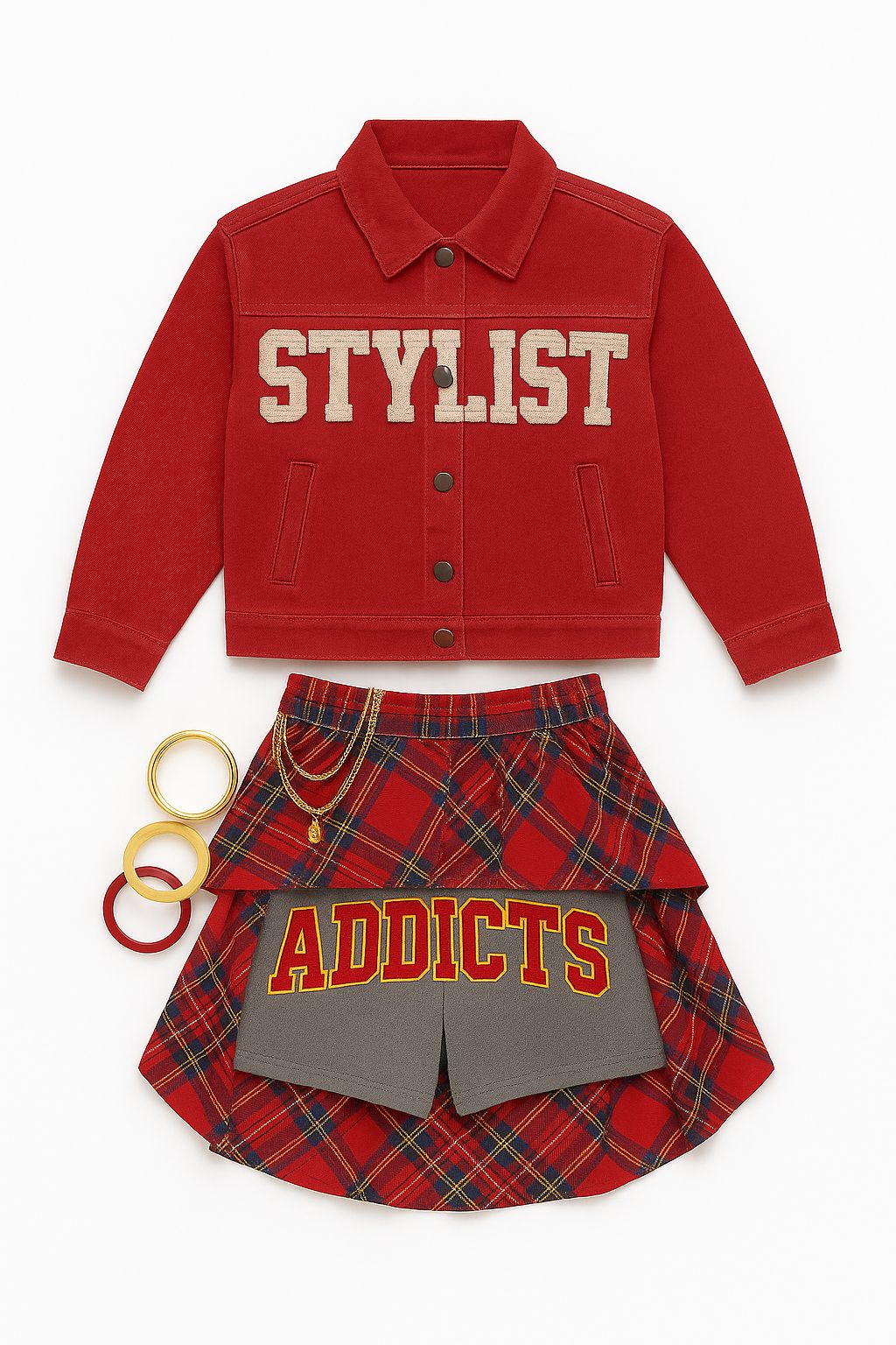 Kids plaid Stylist Outfit –