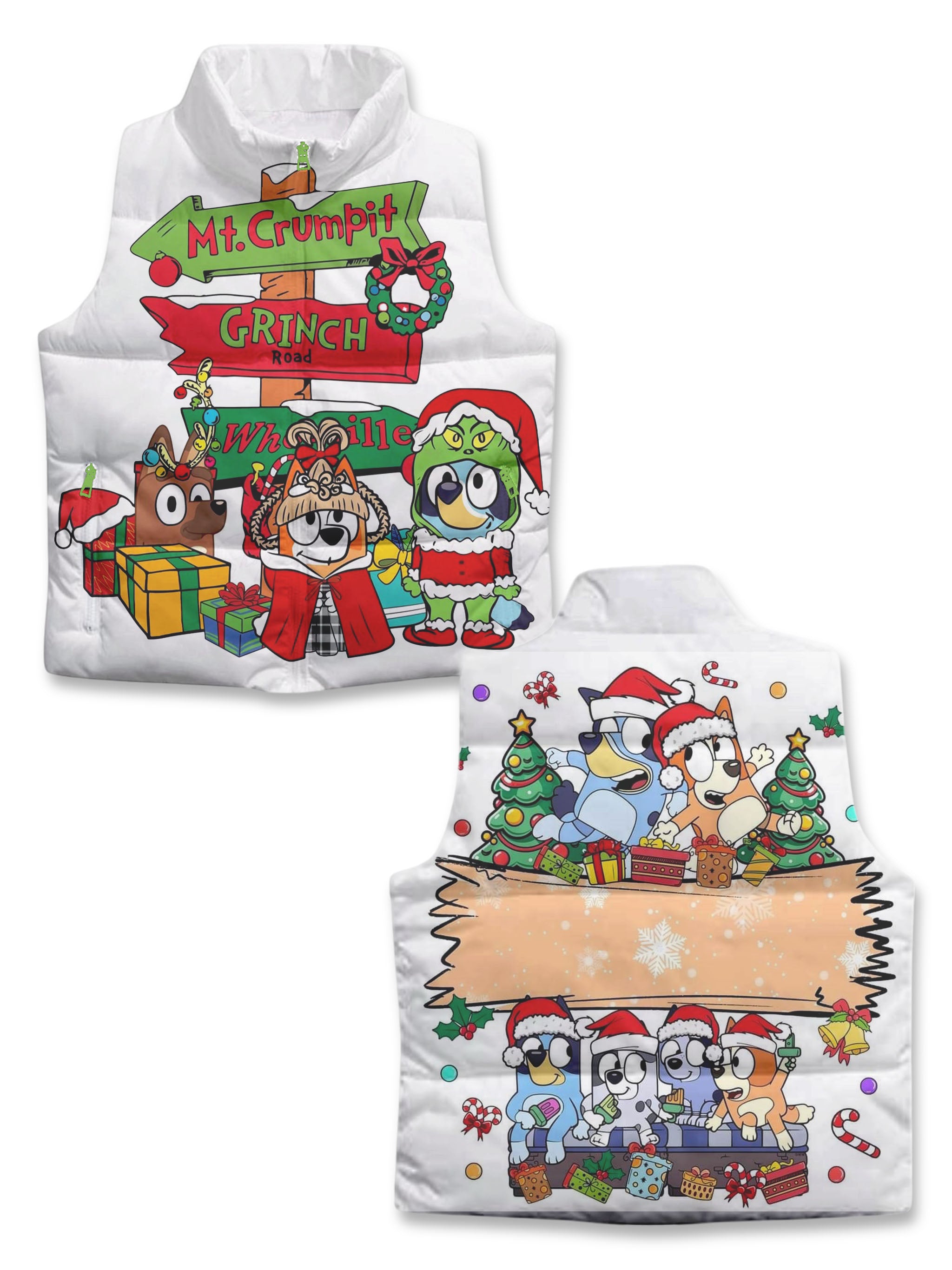 Kids Bluey & Friends Christmas Vest