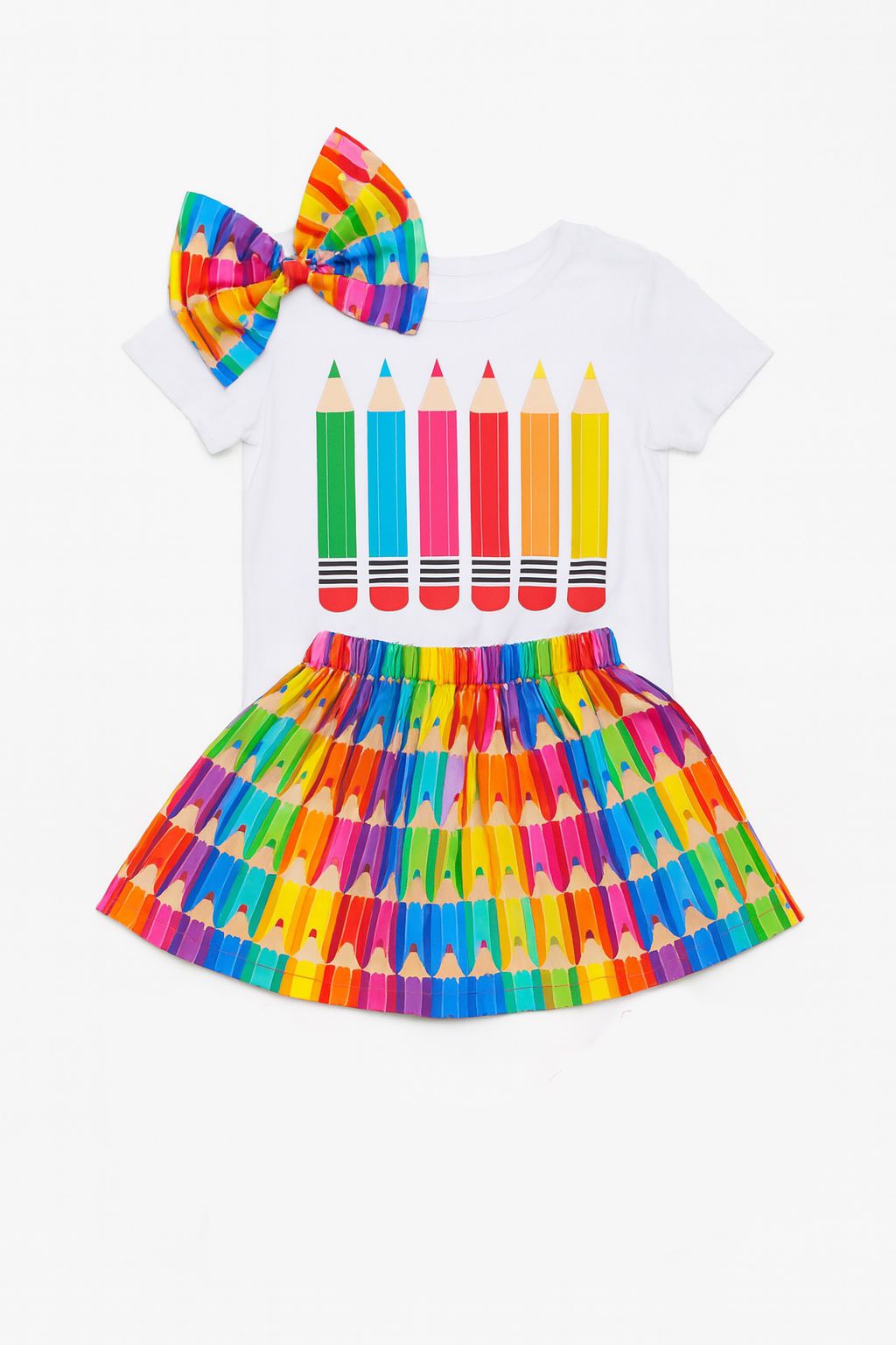 Kids Colored Pencil Outfit