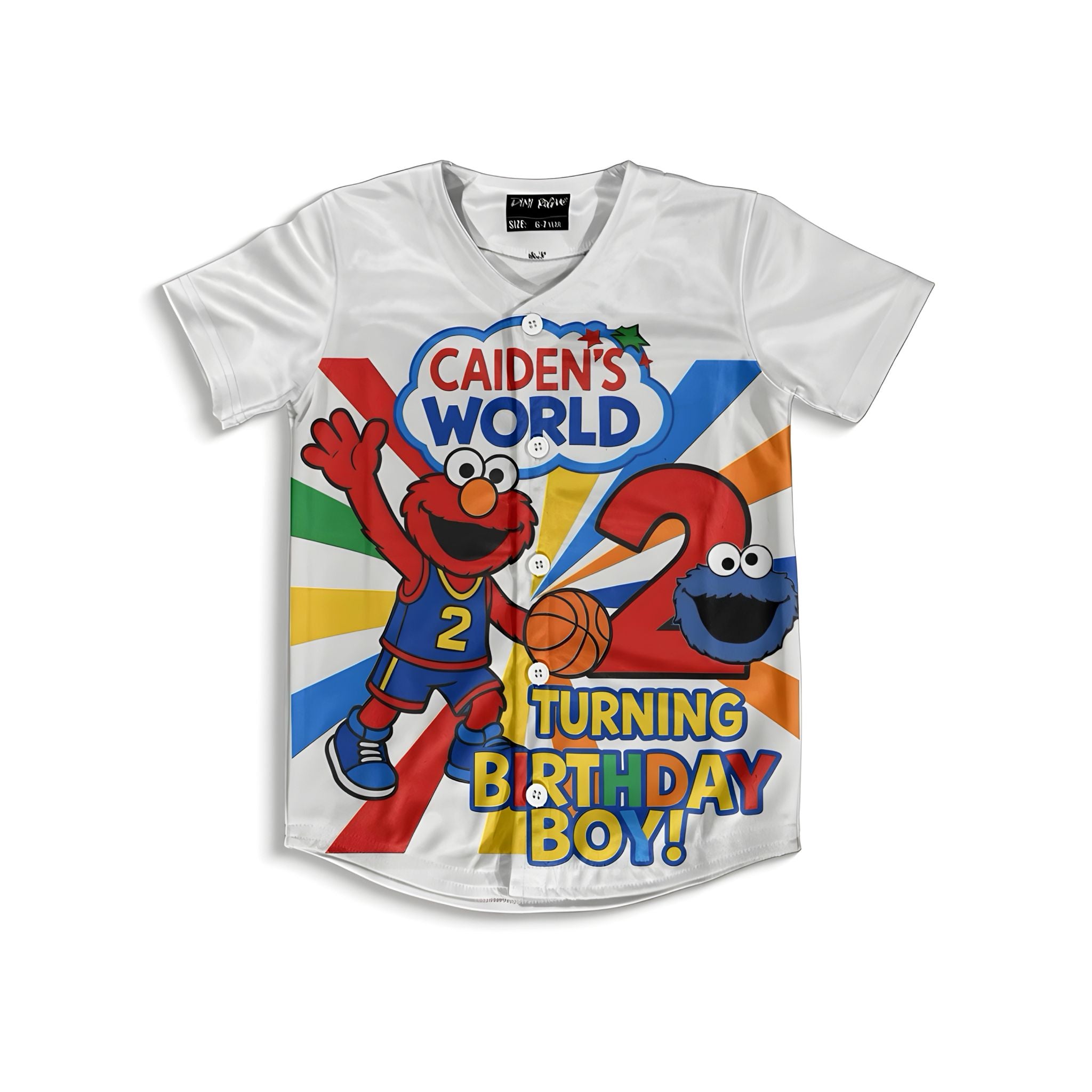 Kids Sesame Street Birthday jersey