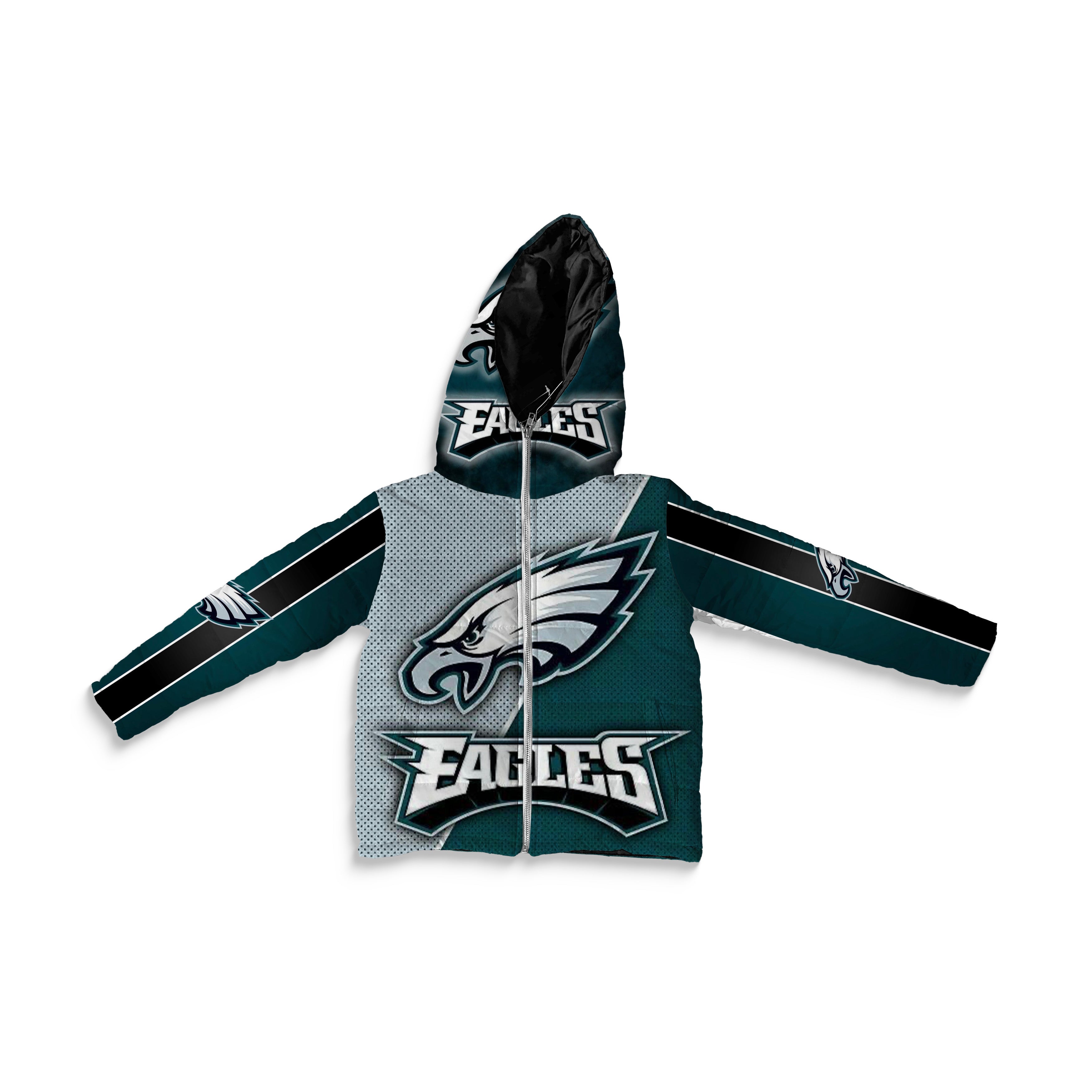Kids Philly Eagles Wave Puffer