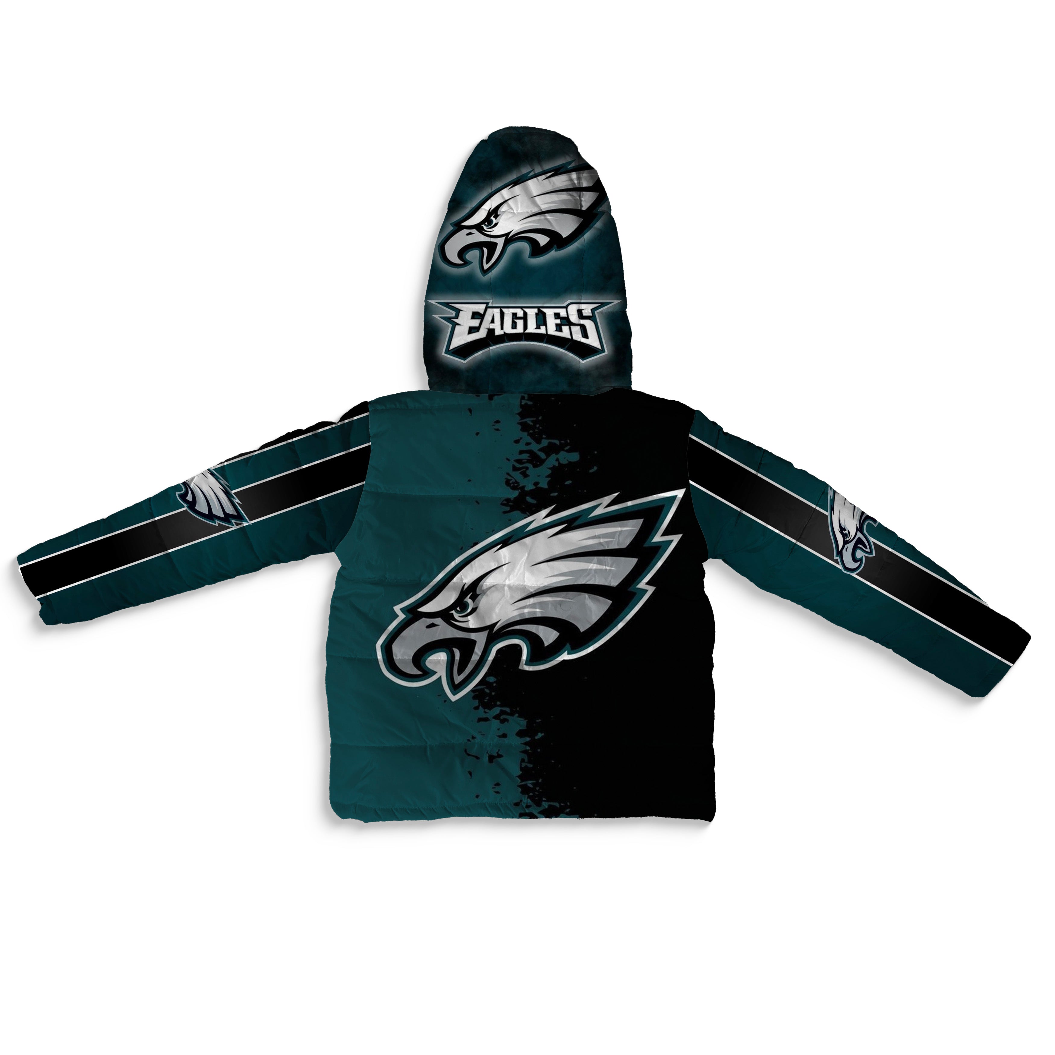 Kids Philly Eagles Wave Puffer