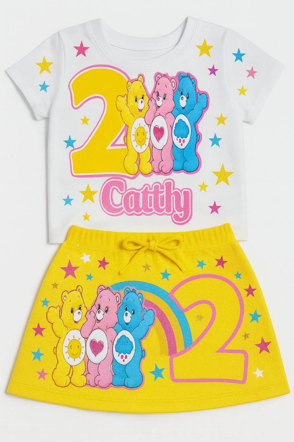 Kids Teddy Bear Birthday Outfit