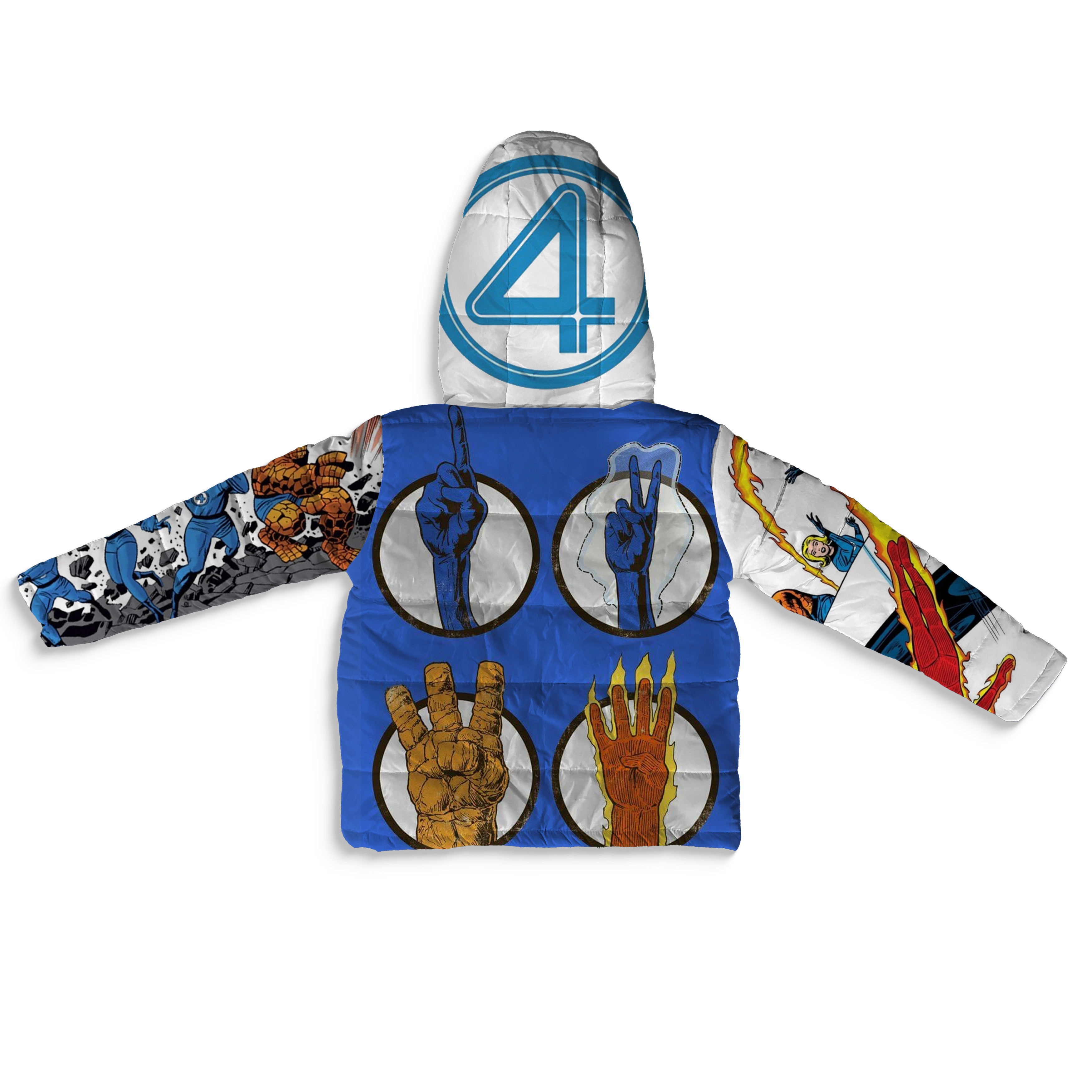 Kids Fantastic 4 Puffer Jacket