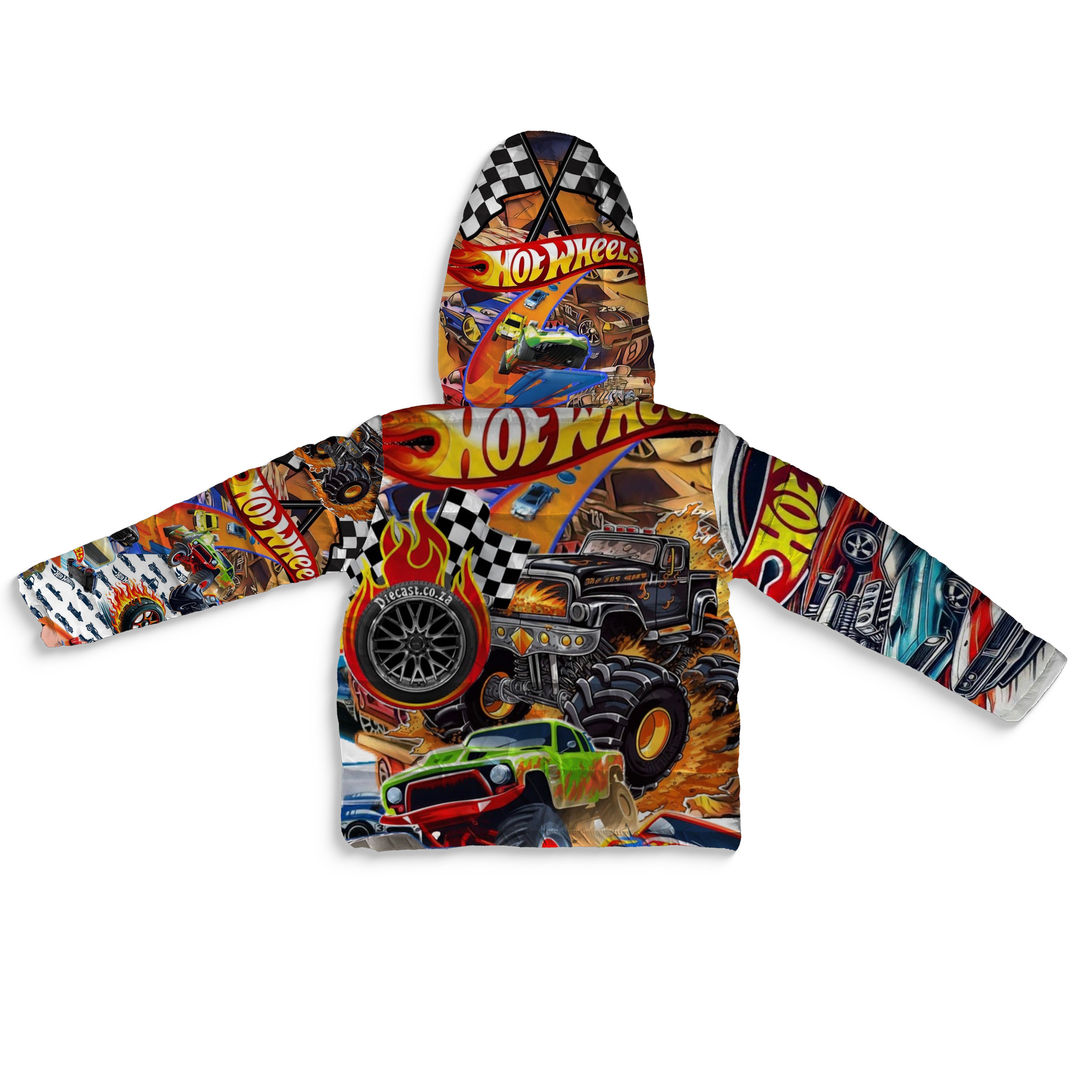 Kids Hotwheels Monster Truck Puffer