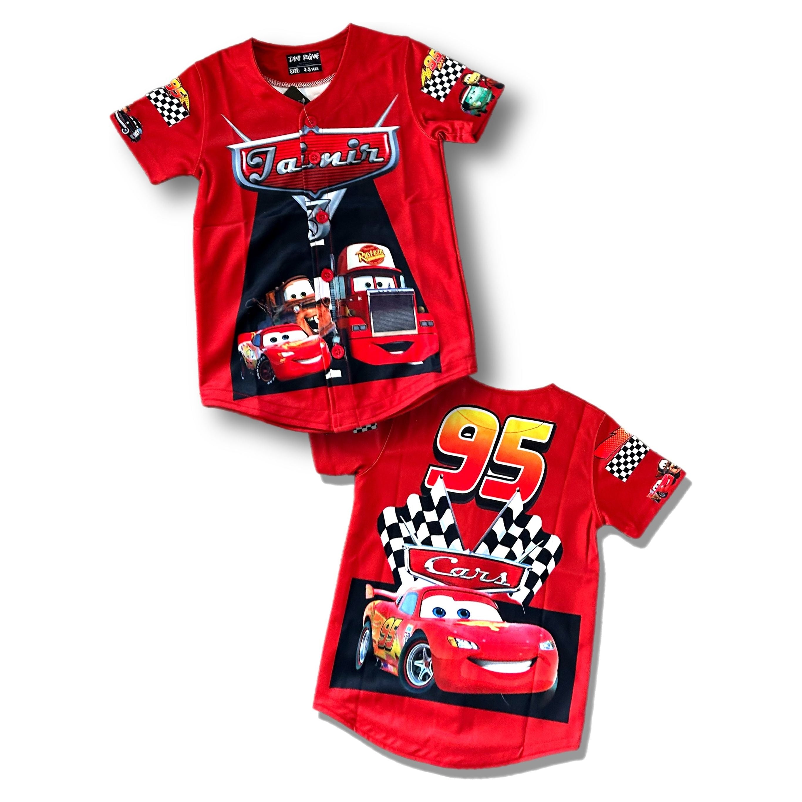 Kids Cars the Movie Baseball jersey