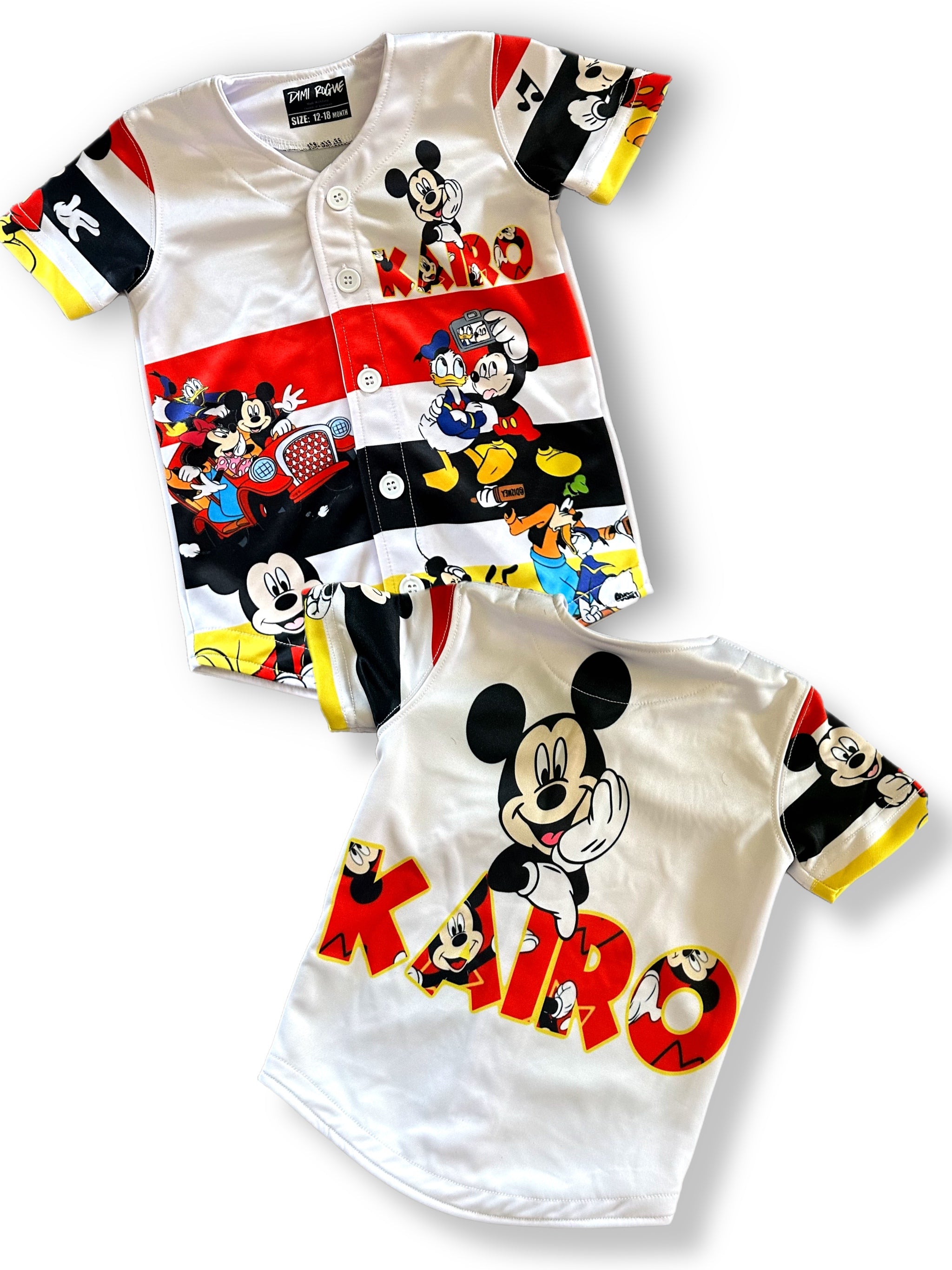 Kids Mickey stripe jersey