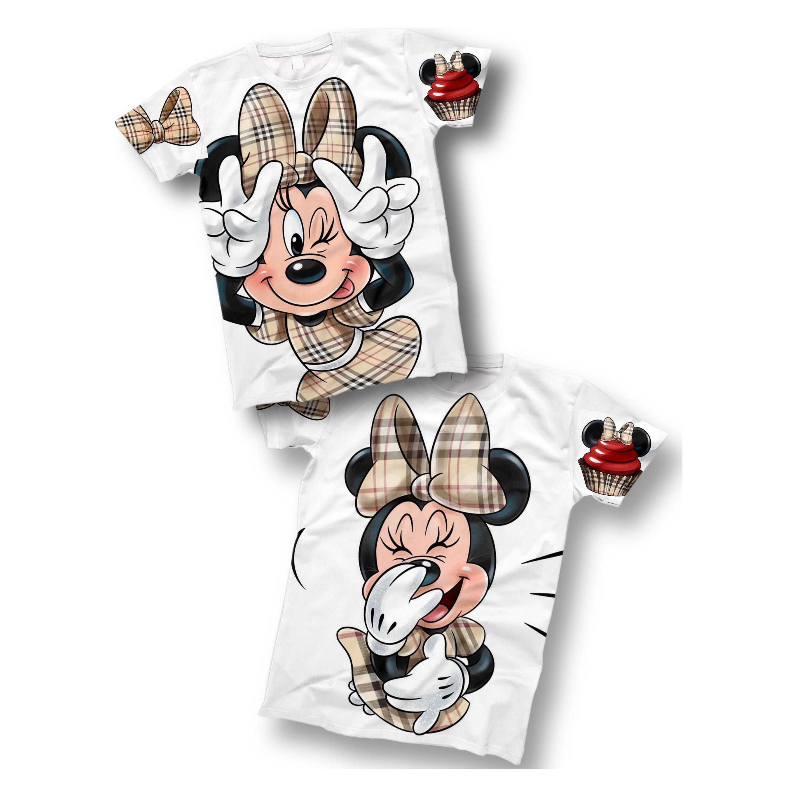 Kids minnie patterns Tee