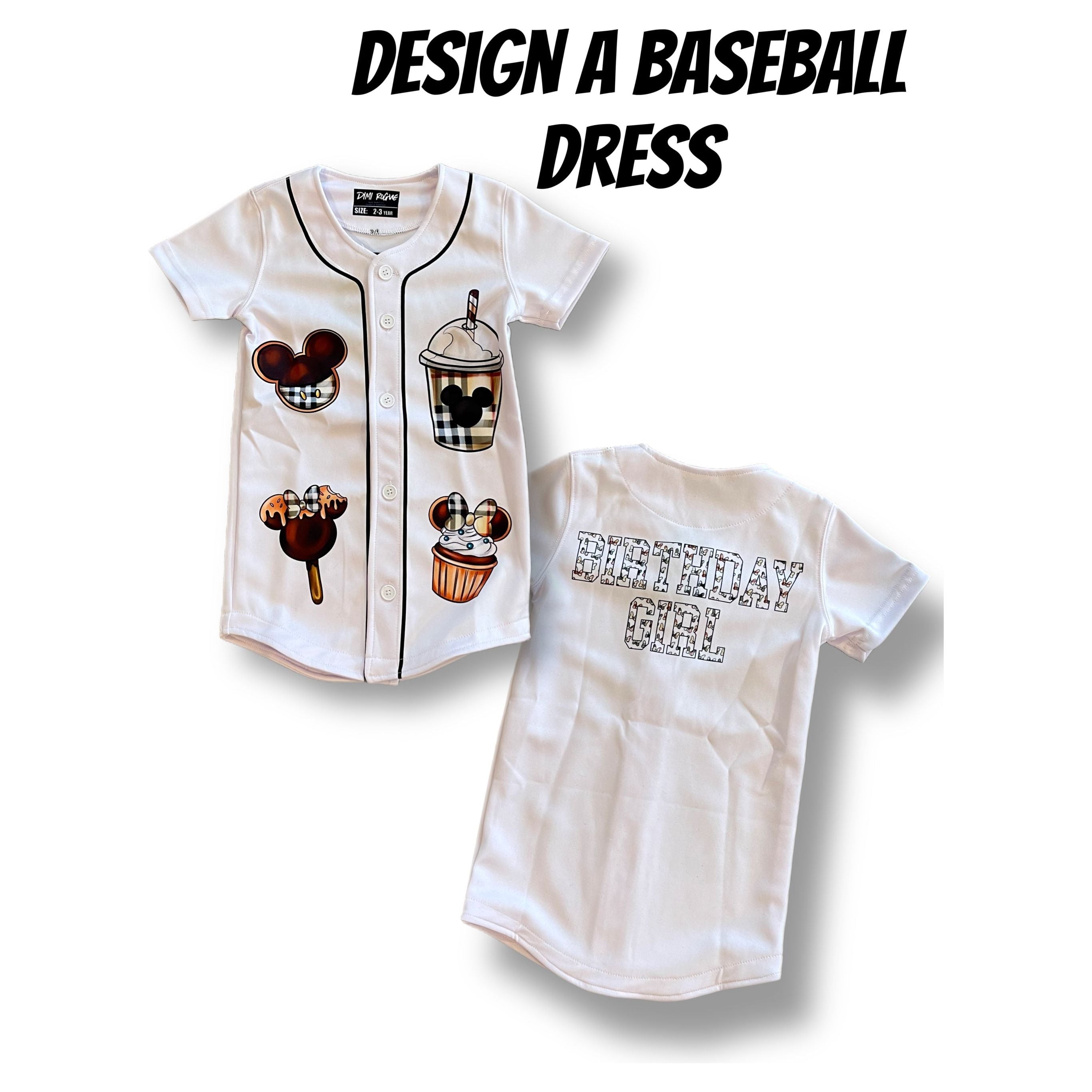 Design a Baseball Dress Jersey