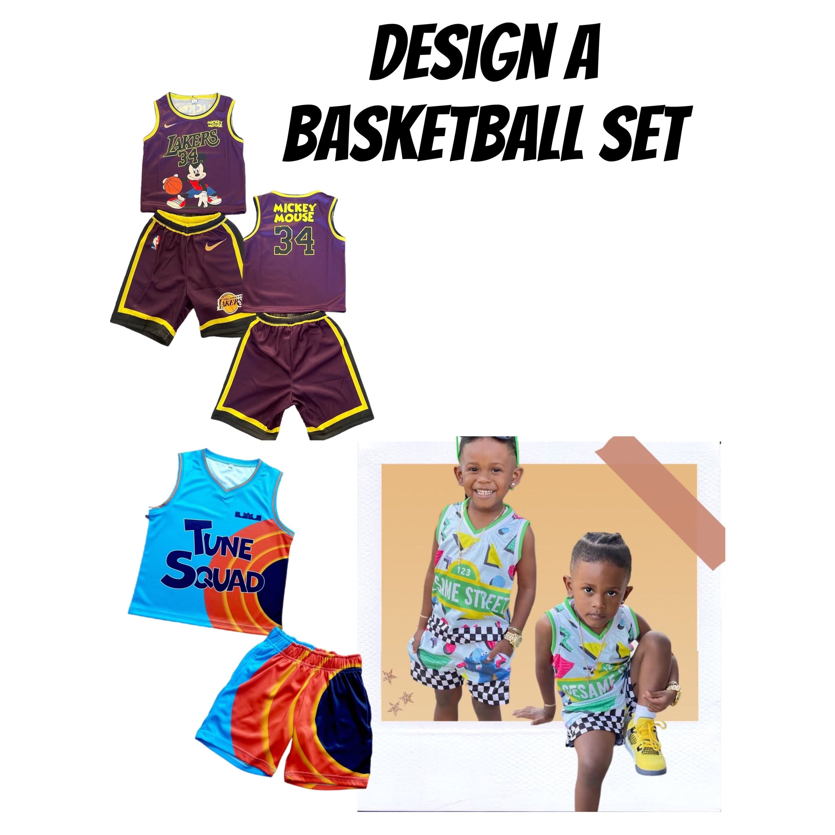 Design a Basketball jersey set