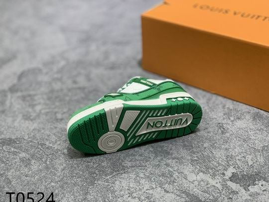 LV Trainer Sneaker in Green