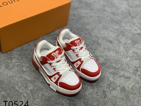 LV Trainer Sneaker in Red