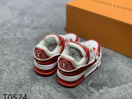 LV Trainer Sneaker in Red