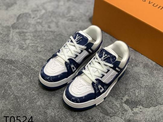LV Trainer Sneaker in Blue
