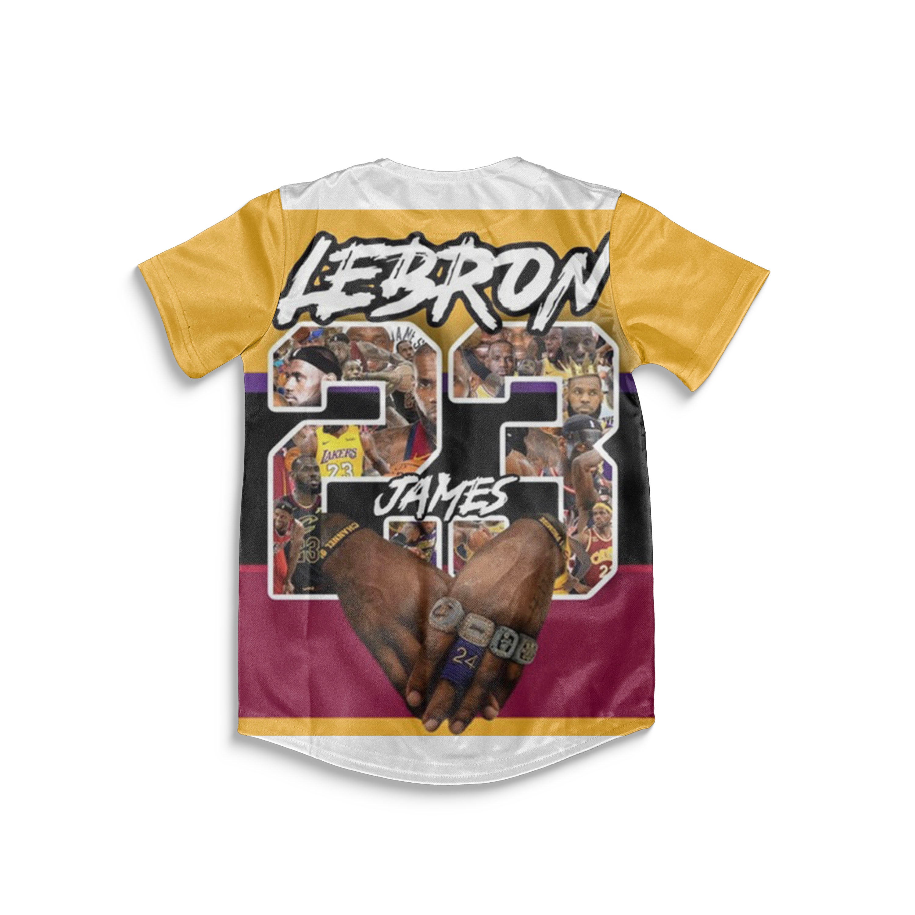 Kids LBJ 23 Baseball Jersey