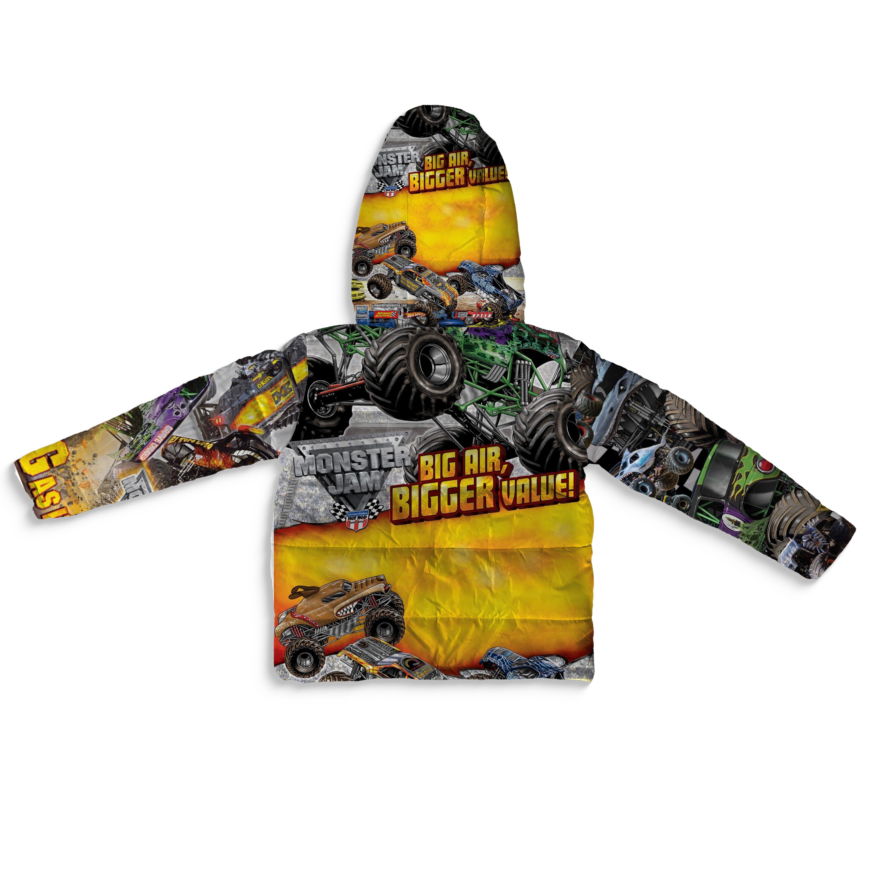 Kids Monster Jam Puffer