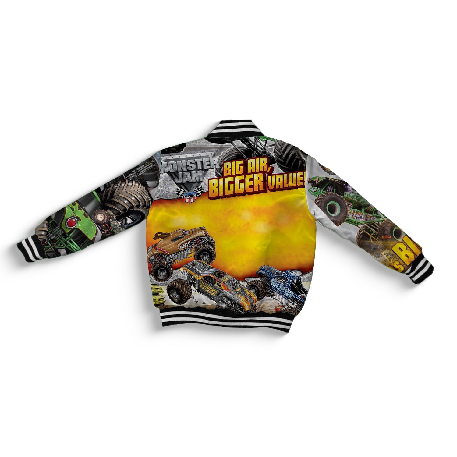 Kids Monster Jam Bomber Jacket