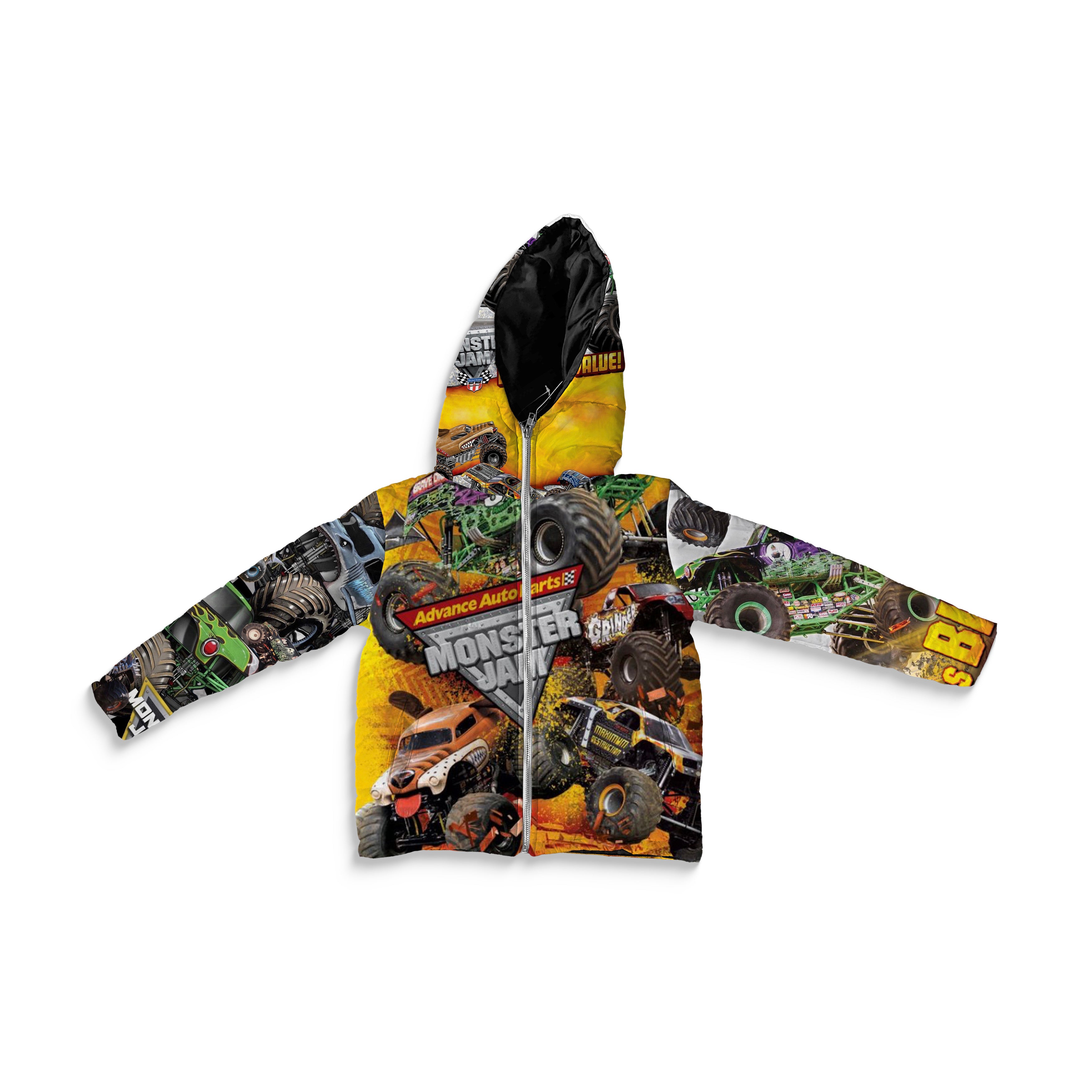 Kids Monster Jam Puffer
