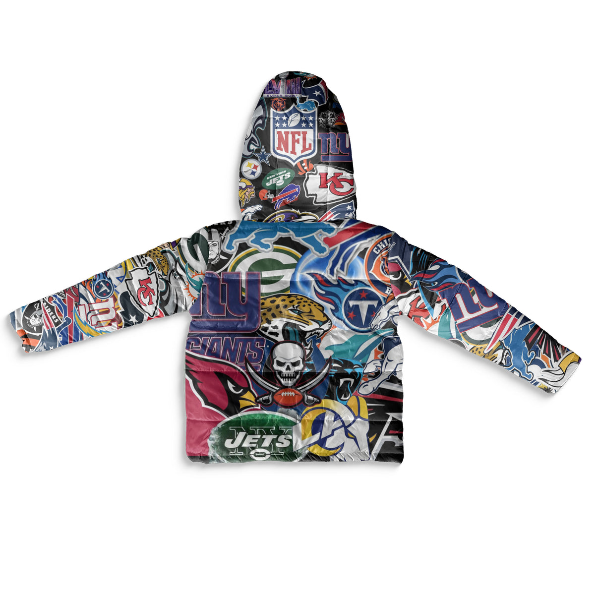 Kids i Love Football Puffer