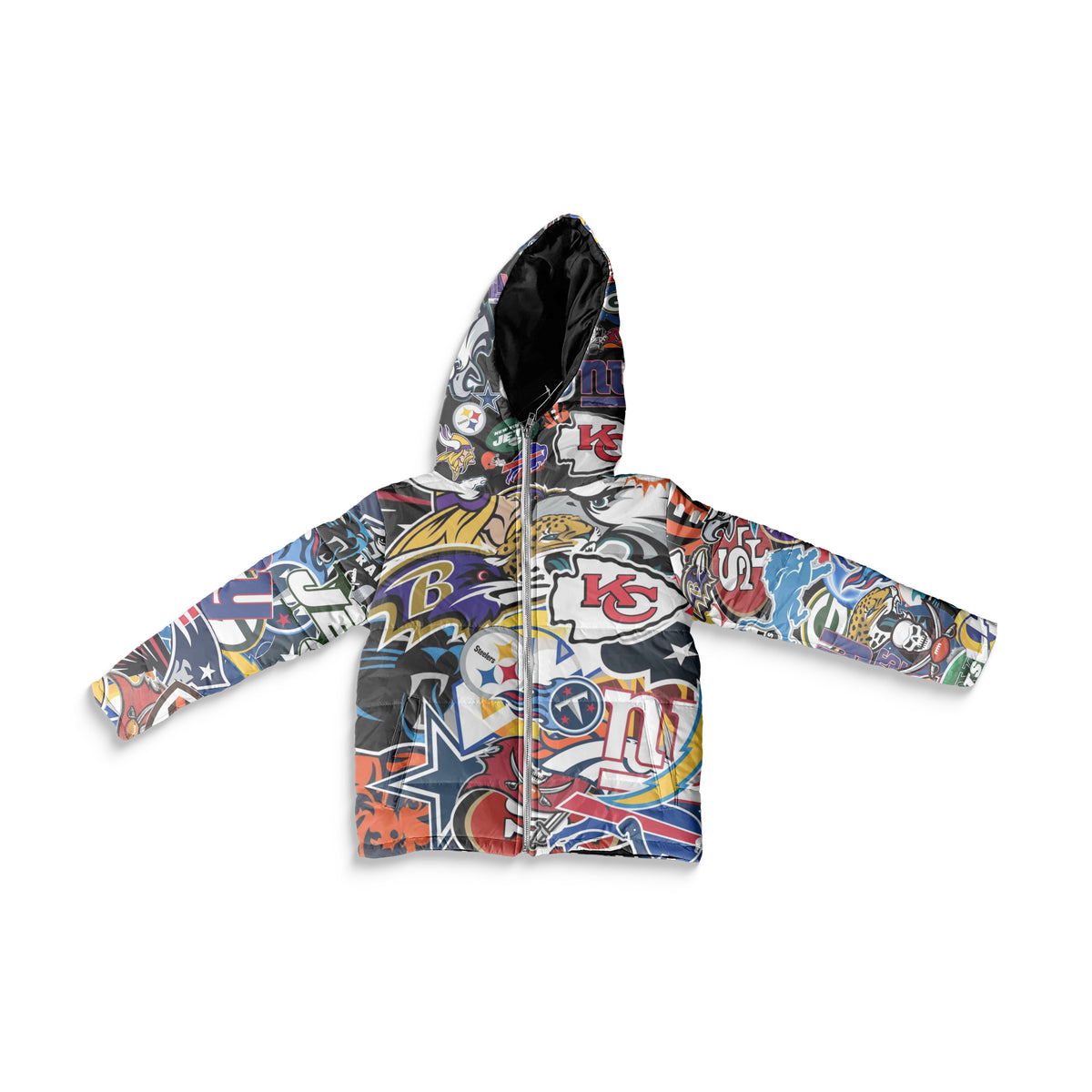 Kids i Love Football Puffer