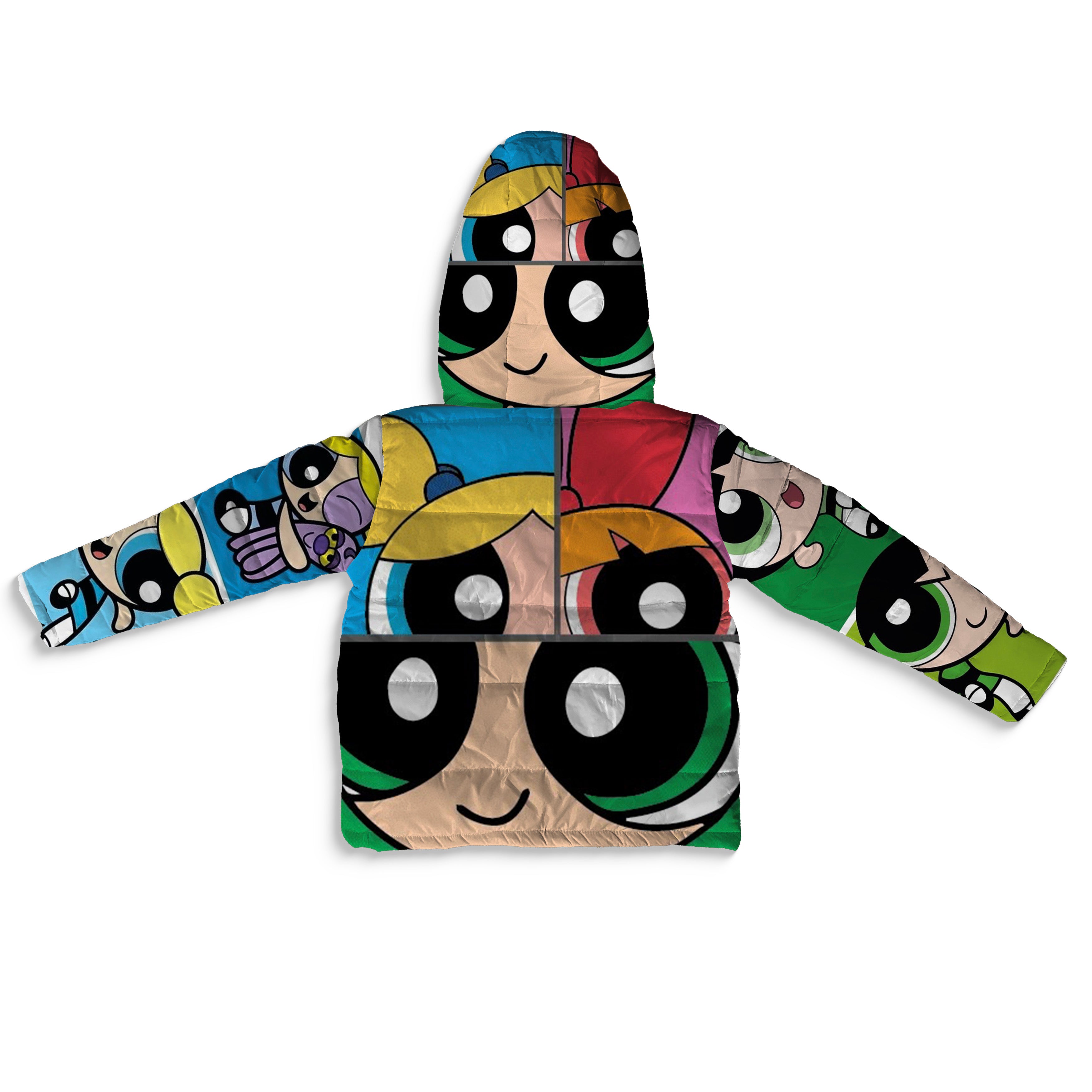 Kids Girls Power Puff Girls Puffer