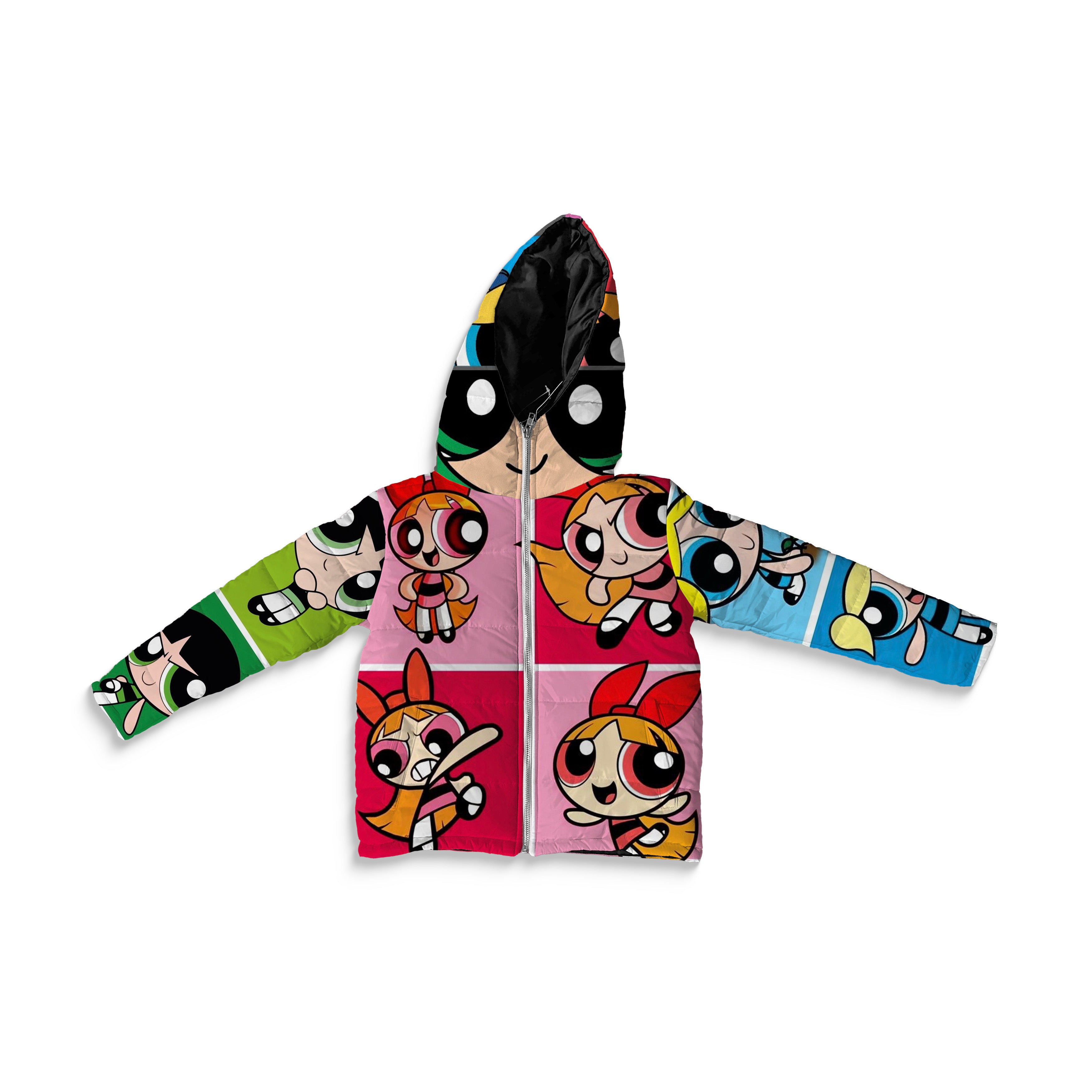 Kids Girls Power Puff Girls Puffer