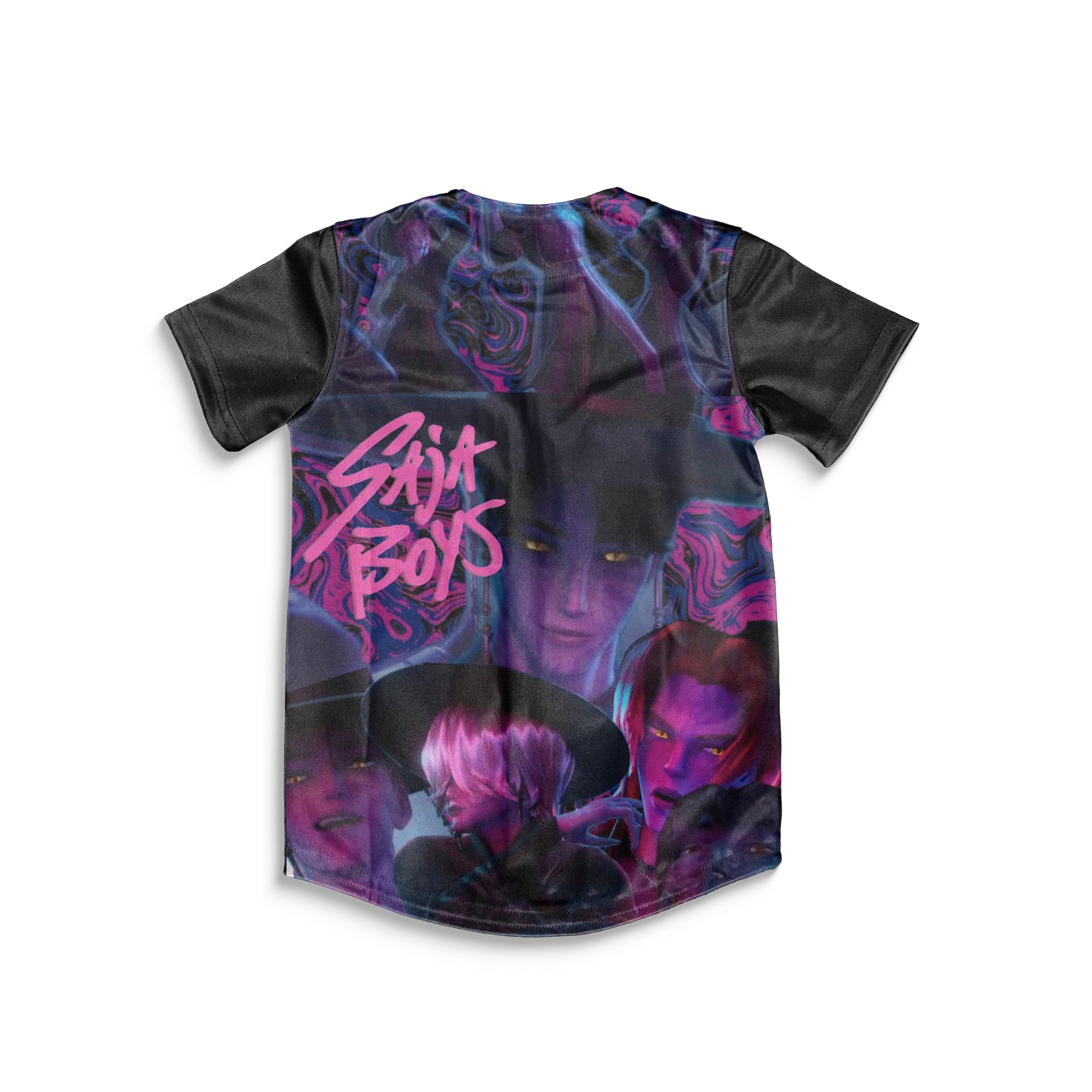 Kids KPOP Saja Boys Baseball Jersey