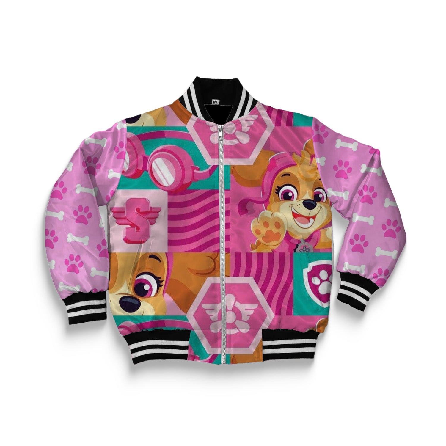 Kids Girls Skye Paw Patrol Bomber