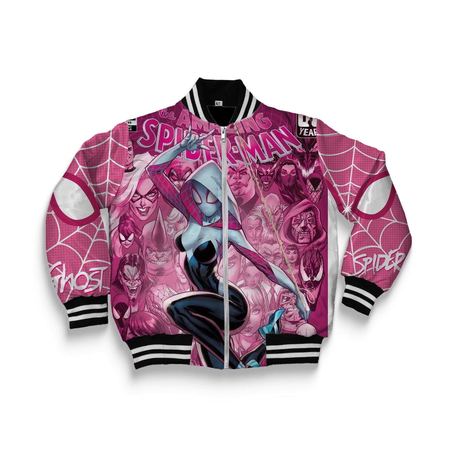 Kids Spider Gwen Bomber Jacket