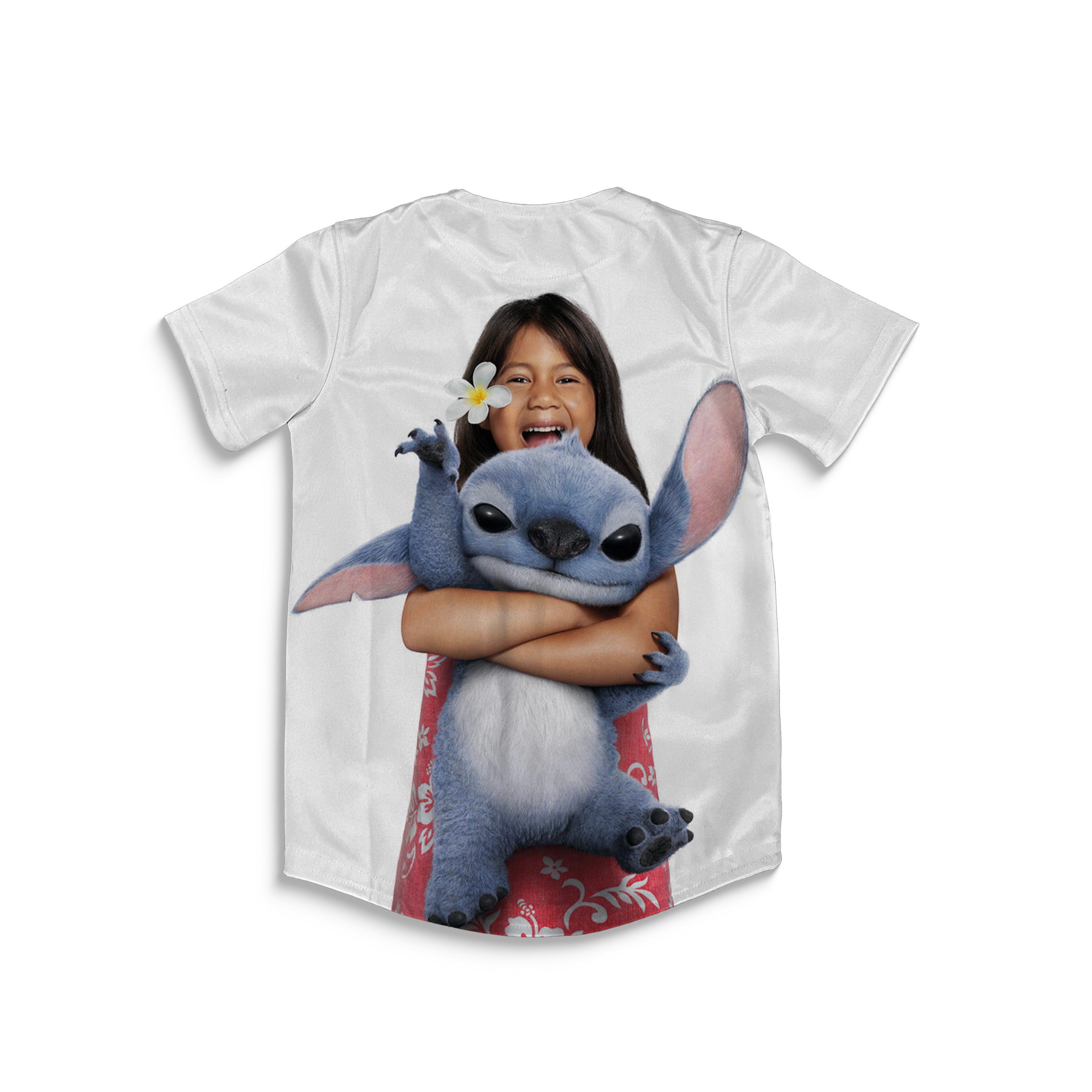 Kids Girls Lilo & Stitch Baseball Jeresy