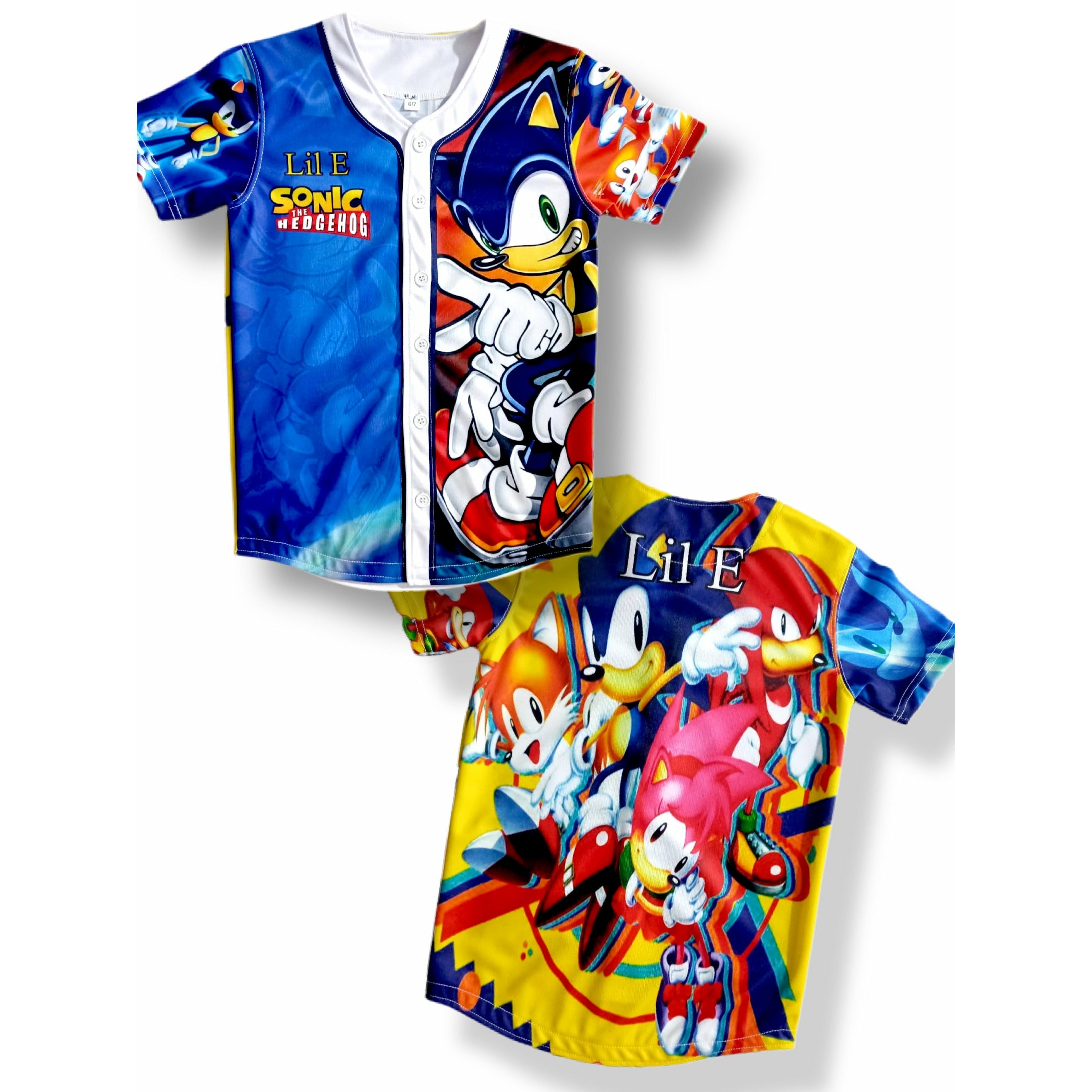 Kids Sonic Baseball jersey