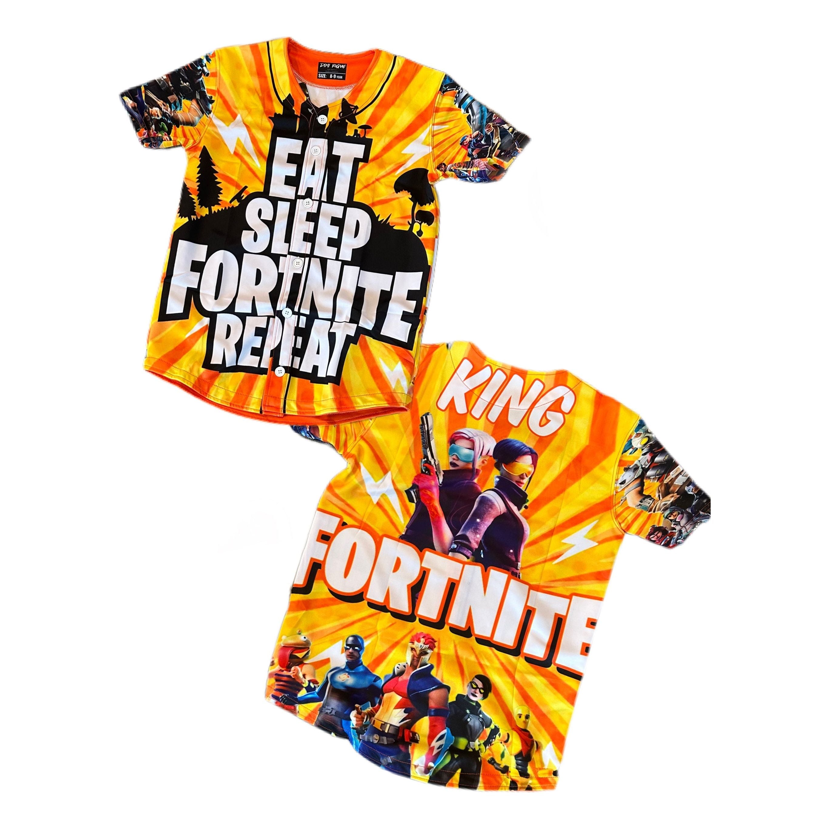 Kids fortnight Baseball jersey