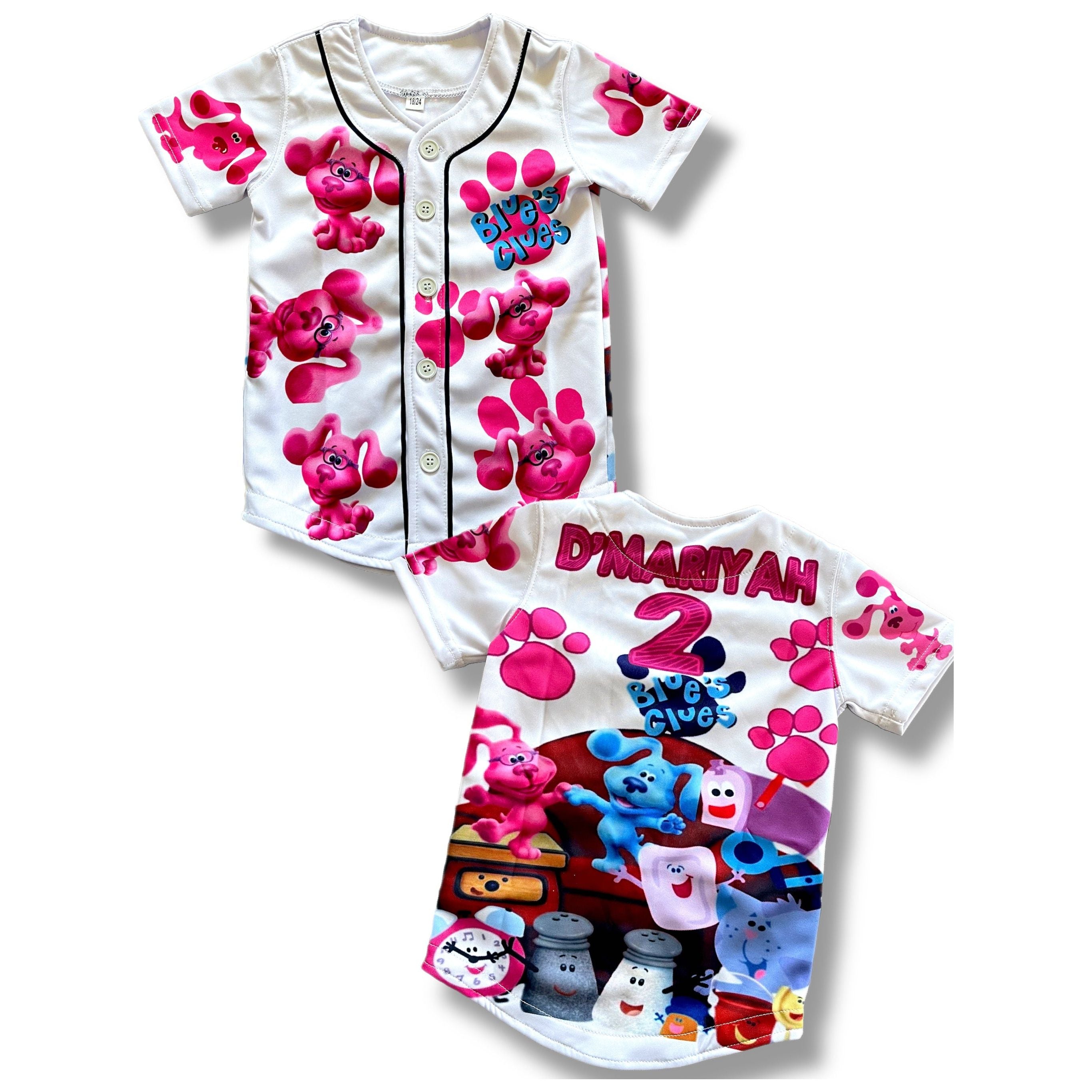 Kids Pink Blues Clues Jersey - DimiRogue