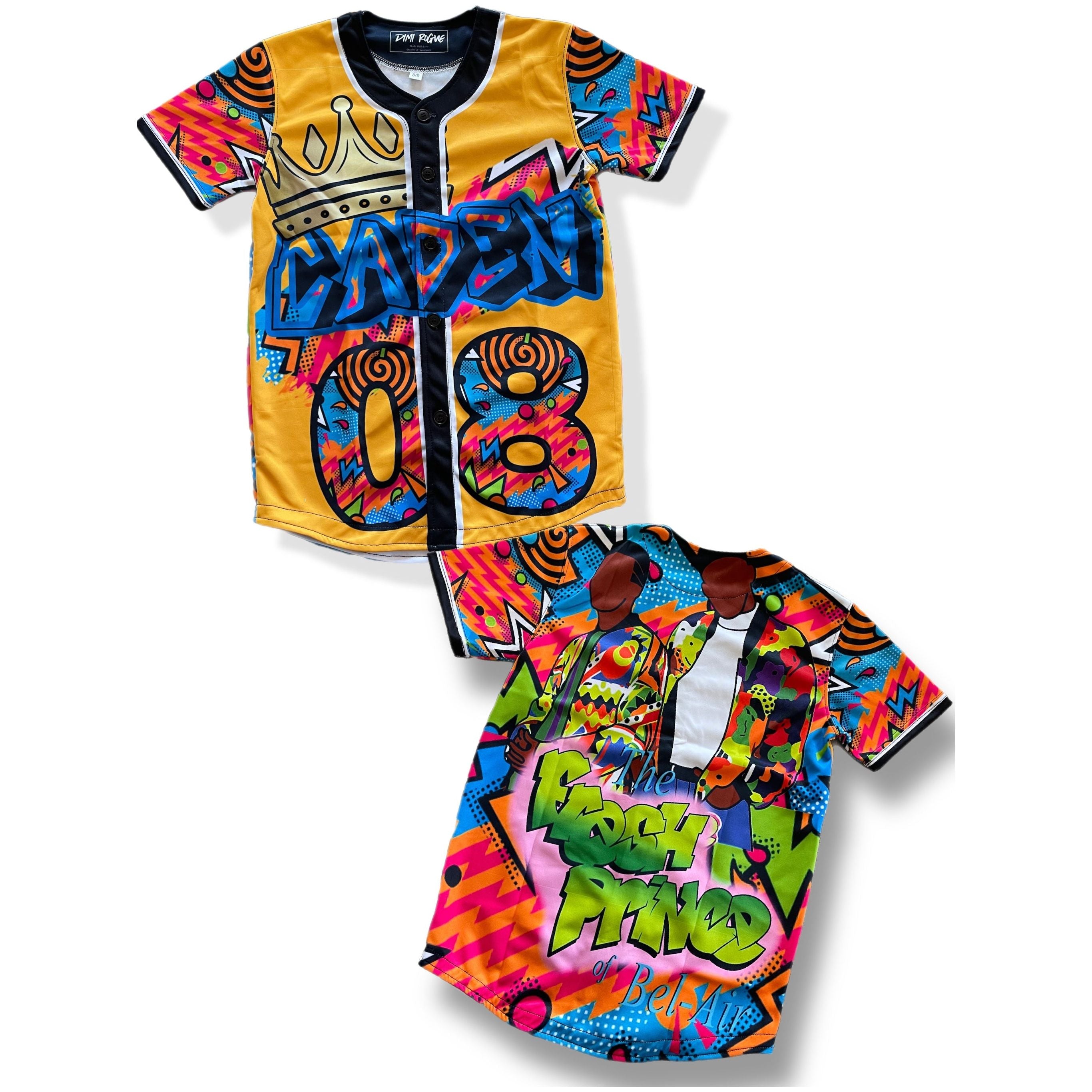 Kids Fresh Prince Baseball jersey