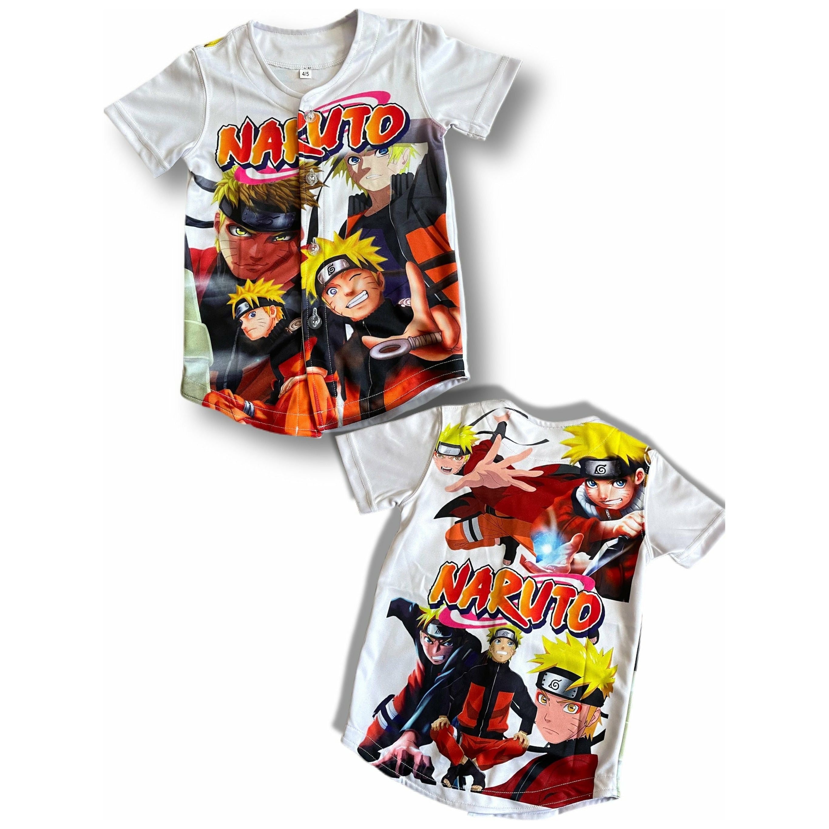 Kids Naruto Baseball jersey