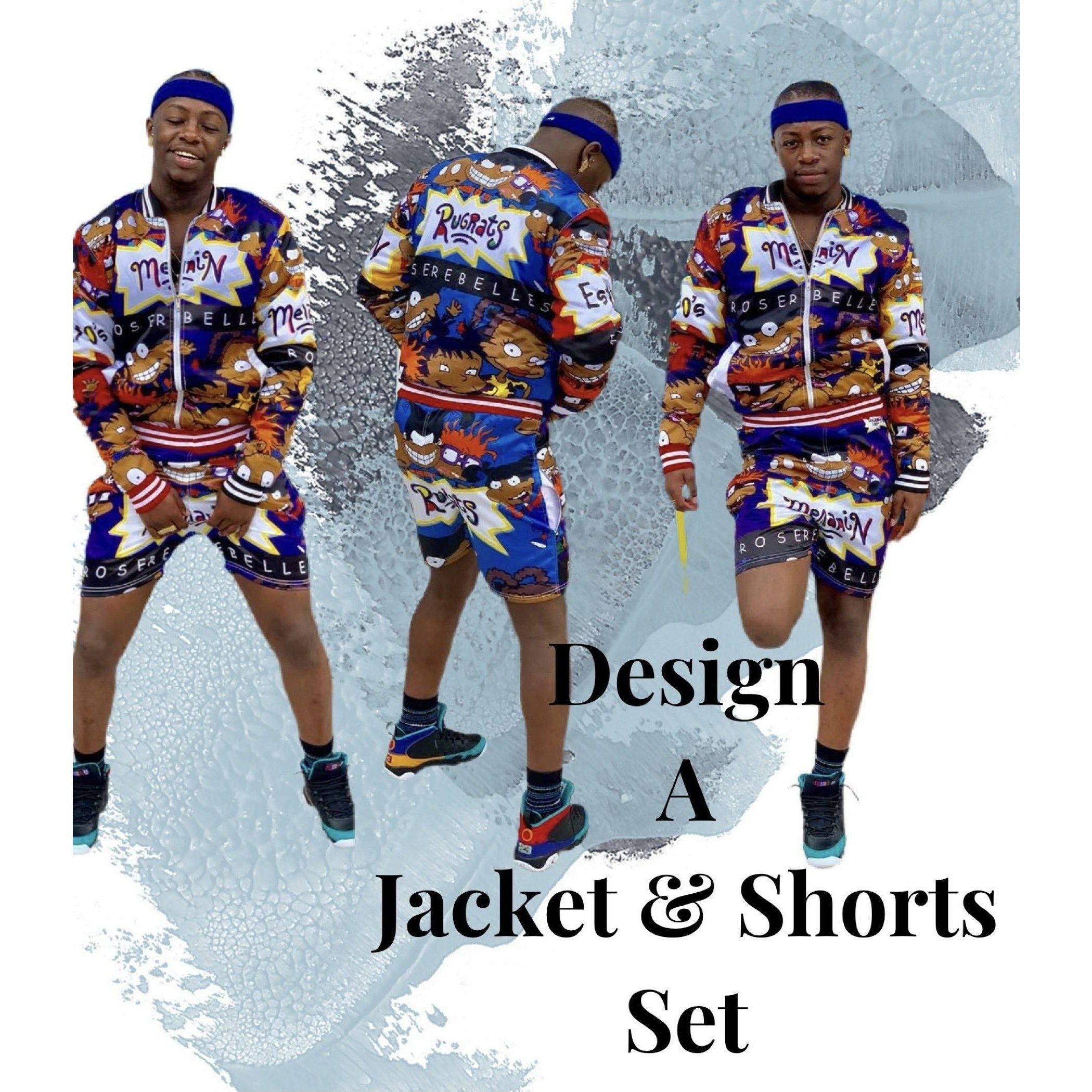 Design a Jacket and Shorts set 